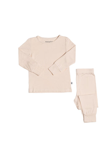 Bamboo Long Sleeve Set - Barely Blush