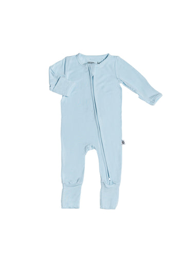 Bamboo Romper - Cloud Blue