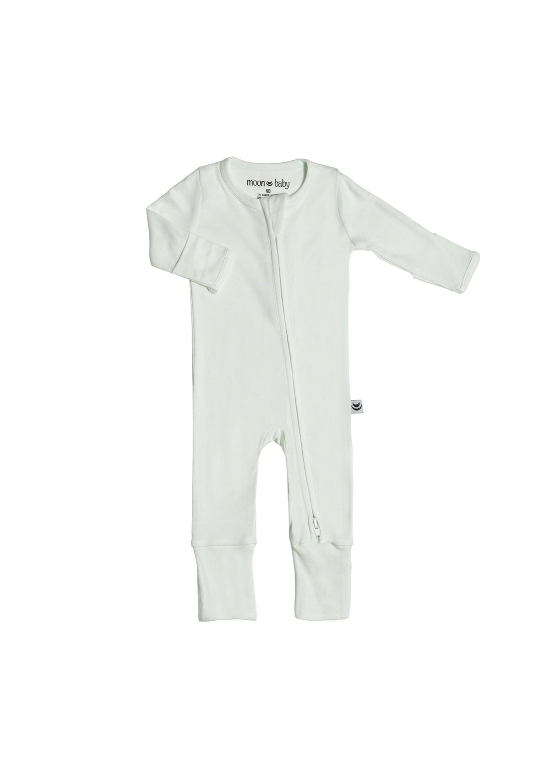 Organic Cotton Bamboo Romper - Morning Mist